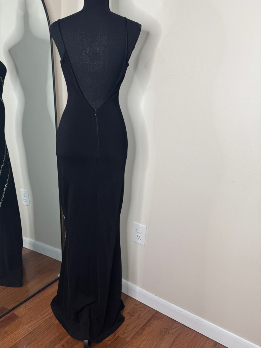 Cache Vintage Y2K Diamond Studded Maxi Dress Size XS - Picture 2 of 7